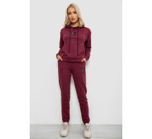 Спортивный костюм женский двухнитка, цвет сливовый, 214R1419-003