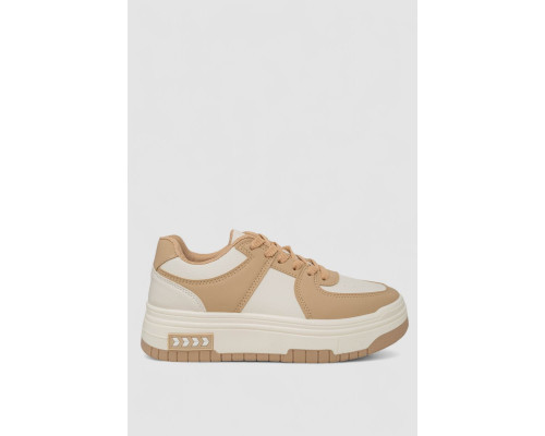 Кроссовки женские, цвет бежевый, 256RCB002-3