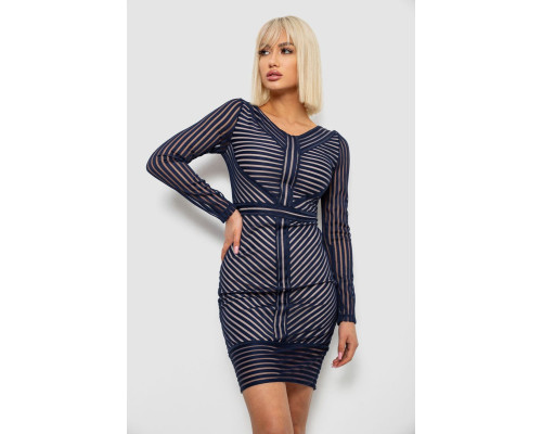 Сукня жіноча на підкладці, колір синій, 230R326