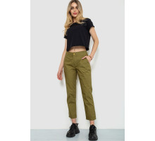 Штани жіночі, колір оливковий, 244R158