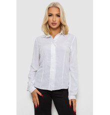 Блуза класична, колір білий, 230R08-2