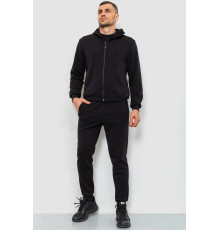 Спорт костюм чоловічий двонитка, колір чорний, 119R200-5