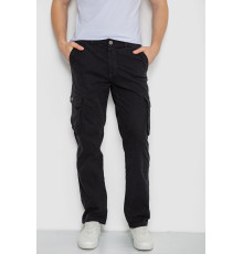 Штаны мужские с карманами, цвет черный, 244R2078