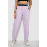 Джинси жіночі балони, колір бузковий, 182R00269