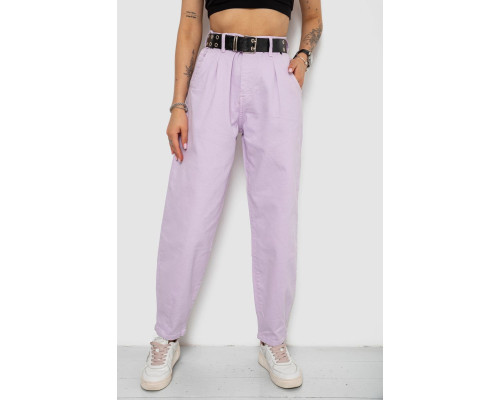 Джинсы женские баллоны, цвет сиреневый, 182R00269