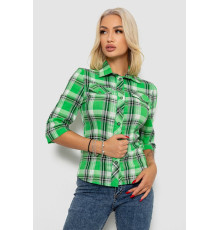 Сорочка жіноча в смужку 230R064-10, колір Зелений Сорочка жіноча в смужку 230R064-10, колір Зелений