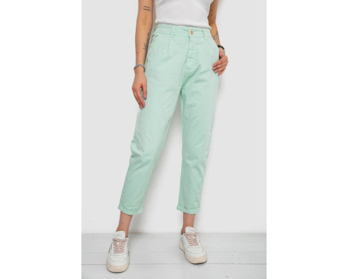 Брюки женские, цвет мятный, 250R161920
