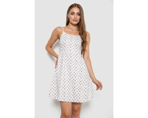 Сарафан, колір білий, 129R1056-1