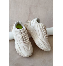 Кроссовки женские текстиль, цвет бежевый, 248RCX1260