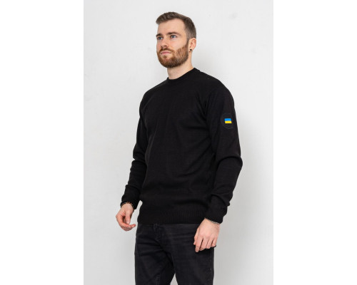 Свитер мужской, цвет черный, 161R120