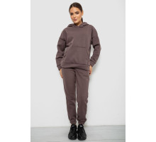 Спортивний костюм жіночий на флісі, колір світло-коричневий, 257R85