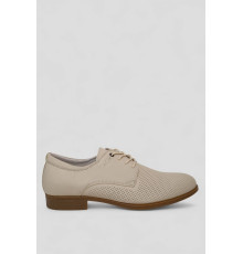 Туфлі чоловічі з перфорацією, колір бежевий, 243RC1313