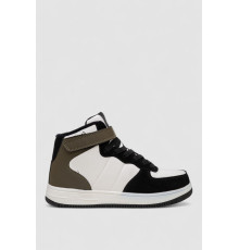 Кросівки жіночі зимові на хутрі, колір біло-зелений, 248RHB440