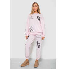 Спорт костюм жіночий, колір рожевий, 244R352