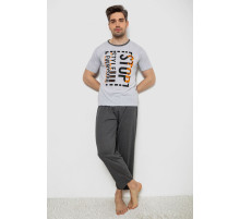 Піжама чоловіча, колір сірий, 243R6202