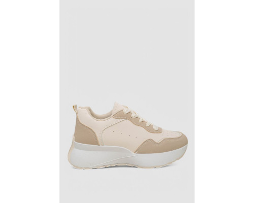 Кросівки жіночі, колір біло-бежевий, 248RXM60