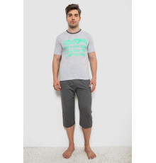 Піжама чоловіча, колір світло-сірий, 243R6208