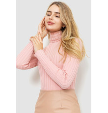 Гольф женский однотонный, цвет светло-розовый, 204R043