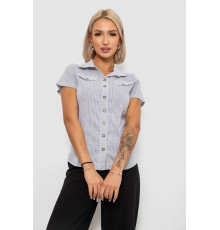 Сорочка класична в смужку, колір сіро-білий, 230R667