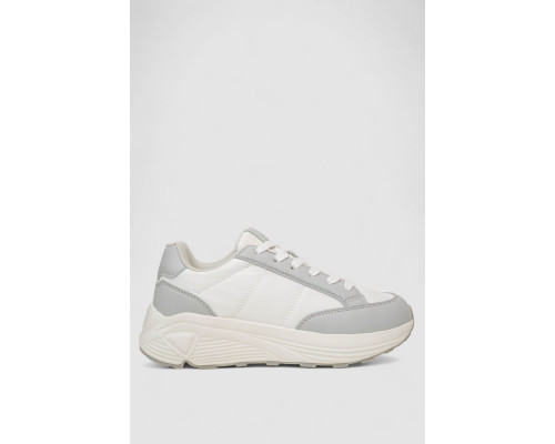 Кроссовки женские, цвет бело-серый, 248RCX213