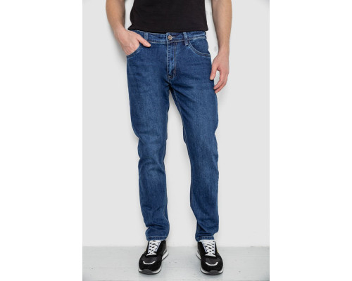 Джинси чоловічі демісезонні, колір синій, 243R8111