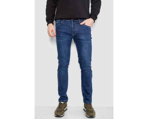 Джинси чоловічі демісезонні, колір синій, 243R8110