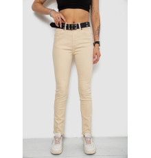 Джинсы женские, цвет бежевый, 182R001