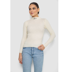 Водолазка женская трикотажная, цвет кремовый, 204R035