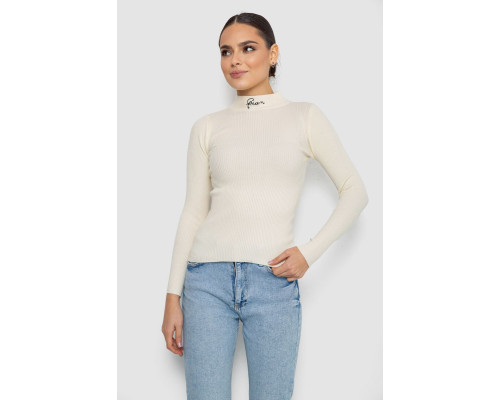 Водолазка женская трикотажная, цвет кремовый, 204R035