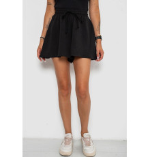 Шорти жіночі однотонні, колір чорний, 102R5256-6 Шорти жіночі однотонні, колір чорний, 102R5256-6