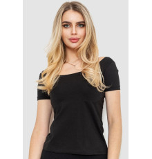Футболка жіноча, колір чорний, 244R027