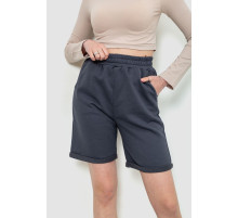 Шорты женские, цвет темно-серый, 102R7721