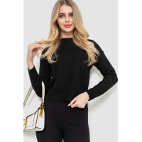 Светр жіночий, колір чорний, 244R2027