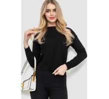Светр жіночий, колір чорний, 244R2027