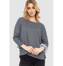 Жіноча кофта, колір сіро-чорний, 244R047