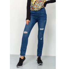 Жіночі джинси з манжетами, синього кольору, 164R139 Жіночі джинси з манжетами, синього кольору, 164R139