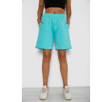 Шорты женские однотонные, цвет голубой, 238R57820