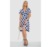 Сарафан в горох, цвет бело-синий, 241R165