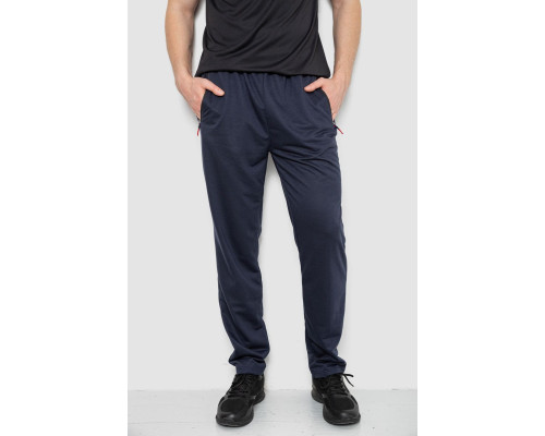 Спорт штани чоловічі, колір темно-синій, 244R41734