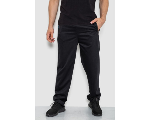 Спортивні штани чоловічі, колір чорний, 244R4932
