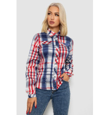 Рубашка женская в полоску, цвет синий, 230R064-2