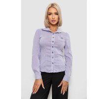 Рубашка классическая в полоску, цвет сиреневый, 230R644