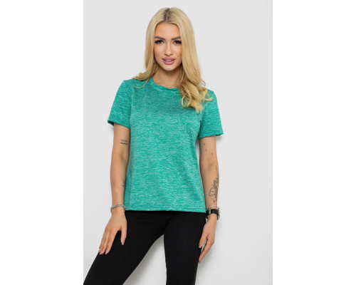 Футболка женская, цвет зеленый, 244R2220