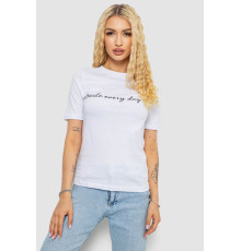 Футболка жіноча з принтом, колір білий, 241R130