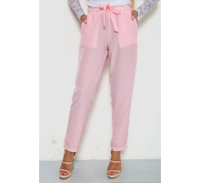 Штани жіночі шифонові, колір рожевий, 244R285