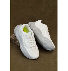 Кроссовки женские текстиль, цвет бело-серый, 248RCX1260