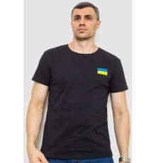 Футболка мужская патриотическая, цвет черный, 226R040