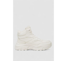 Кроссовки женские зимние на меху, цвет белый, 248RDM07