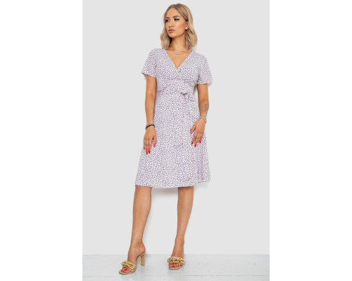 Сарафан в горох, цвет молочный, 241R167