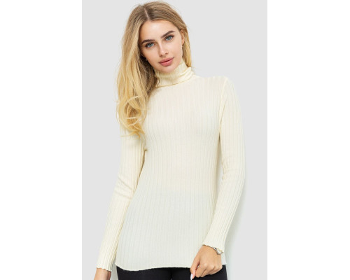 Гольф женский однотонный, цвет кремовый, 204R043